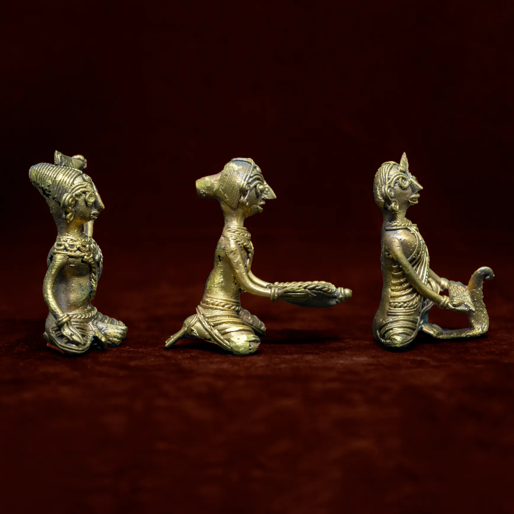 MollisArts Brass Dokra Tribal Women MollisArts